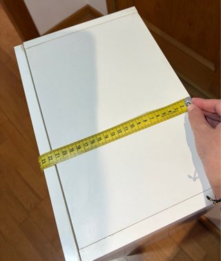 Mueble auxiliar lacado blanco
