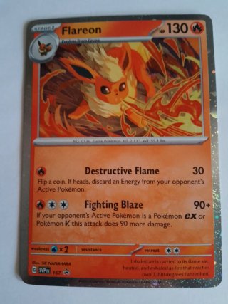 Carta Pokémon Promo Flareon Vaporeon Jolteon