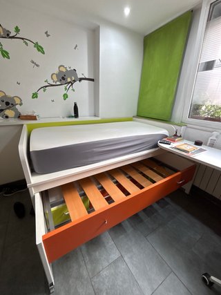 Cama nido con cajones