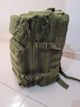 MOCHILA 50 LITROS TACTICA MILITAR VERDE NUEVA _