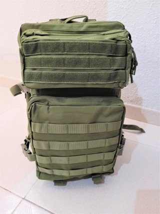 MOCHILA 50 LITROS TACTICA MILITAR VERDE NUEVA _
