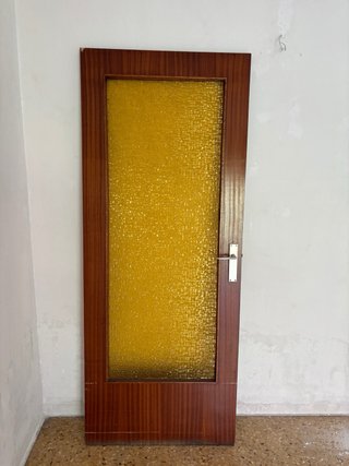 Pack 4 puertas madera oscura ligeras