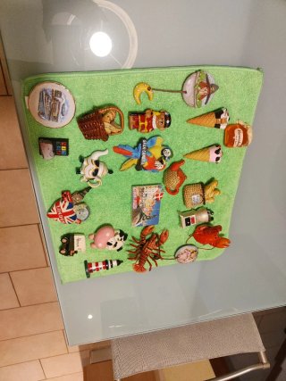 Collezione magneti souvenir