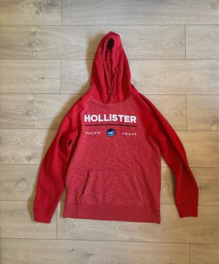 Sudadera Hollister Roja Talla M