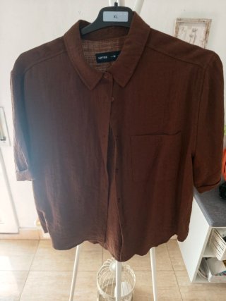 Camisa de señora marrón