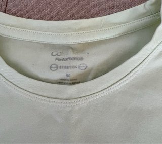 Camiseta Calvin Klein Mujer Verde claro.