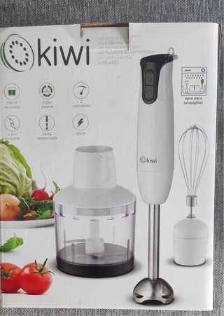Set Batidora y picadora KIWI sin estrenar