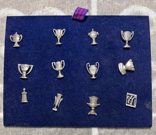 Colección 12 Pins Les Copes del Barça