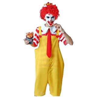 Disfraz Payaso Comida Rápida Talla Única S/M