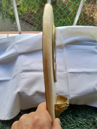 Benditera mármol y bronce dorado Jesús