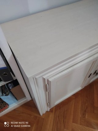 Muebl TV de madera blanco