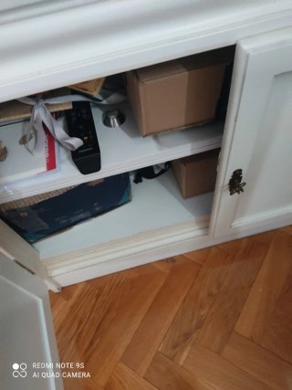 Muebl TV de madera blanco