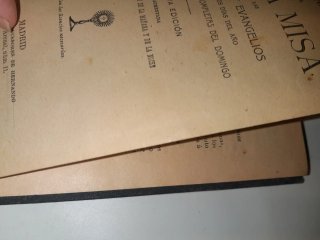 Libros antiguos .Santa.Misa y Apostolado