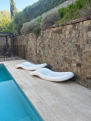 2 Butacas Diseño Piscina Exterior