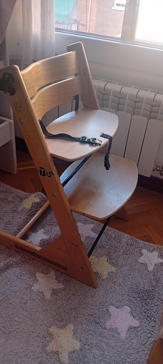 Silla  evolutiva de madera para niños desde 1 año