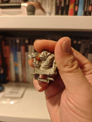Miniatura Warhammer Orco Herrero Metal