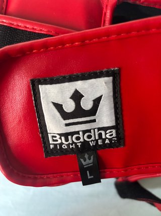 Casco de boxeo Buddha rojo