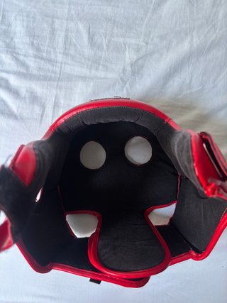 Casco de boxeo Buddha rojo
