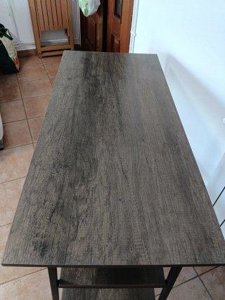Escritorio estilo industrial madera y metal Sklum