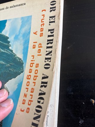 Libro de ruta POR EL PIRINEO ARAGONÉS. 6€