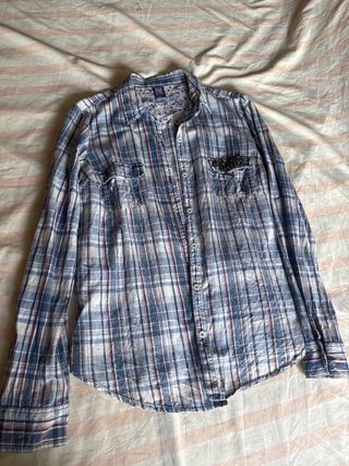 Camisa de cuadros para mujer