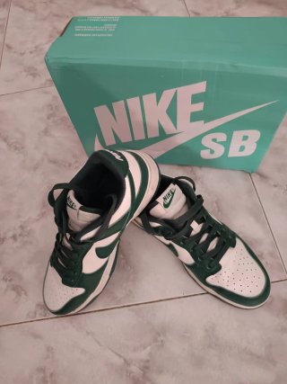 Zapatillas Nike SB Verdes y Blancas