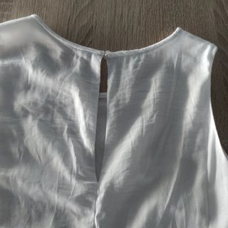 Camiseta Stradivarius Blanca Talla M