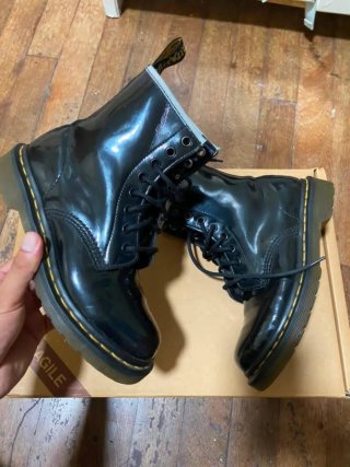 Botas Dr. Martens Negras Charol