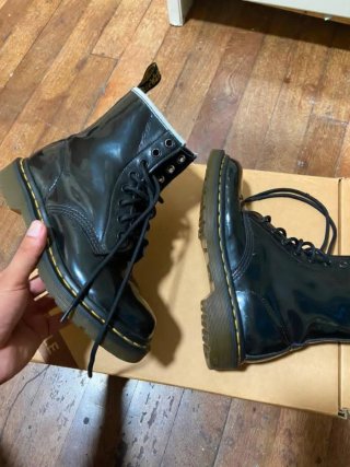 Botas Dr. Martens Negras Charol