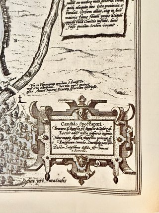 Mapa Antigo Braga - Bracara Augusta