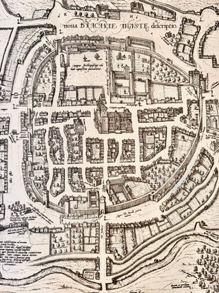Mapa Antigo Braga - Bracara Augusta