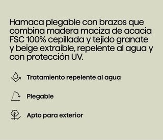 Tumbonas Kave Home Rayas Rojas y Blancas