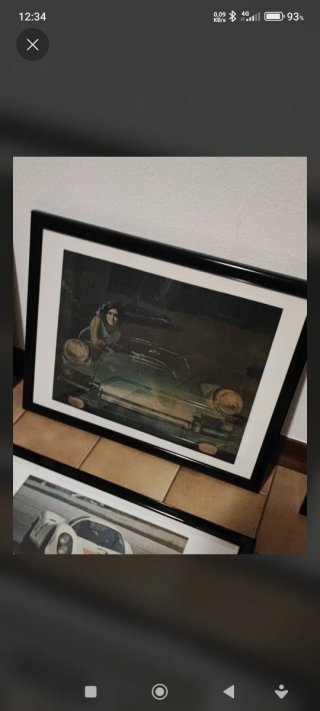 Quadri vintage stampe publicitarie auto d'epoca VW