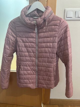 Anorak rosa acolchado