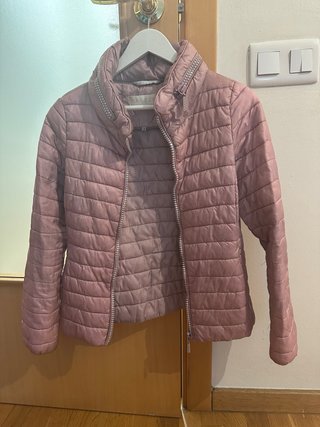 Anorak rosa acolchado