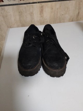 Zapatos negros de plataforma