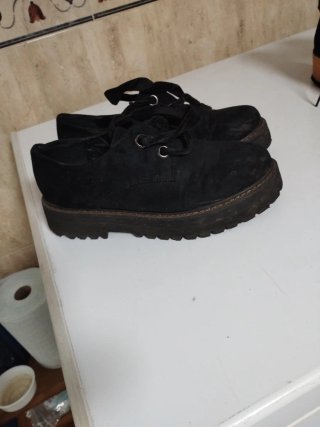 Zapatos negros de plataforma