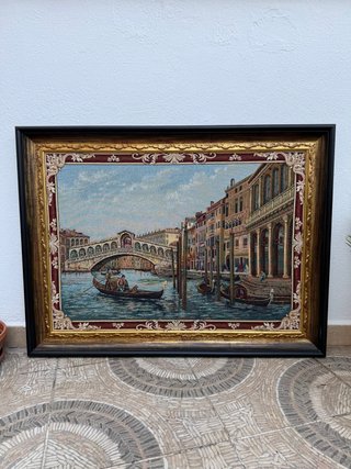Tapiz Veneciano Rialto Marco Dorado