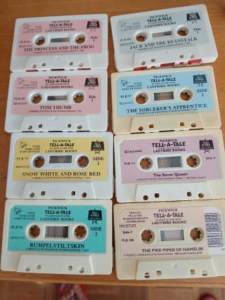 8 Cassettes Cuentos Infantiles Inglés