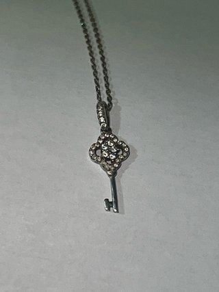Cadena collar colgante Llave Plata de Ley 925