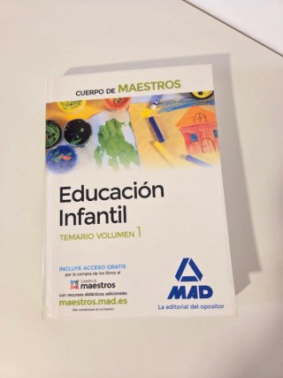 LIBROS MAD OPOSICIONES MAESTROS INFANTIL
