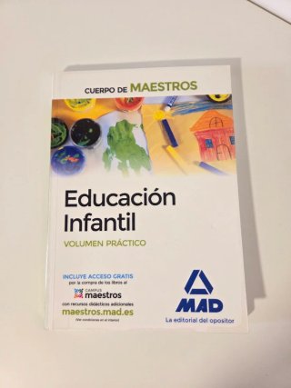 LIBROS MAD OPOSICIONES MAESTROS INFANTIL