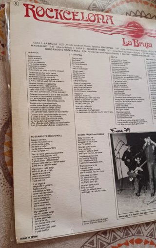 Vinilo LP Rockcelona La Bruja 1979 Promocional