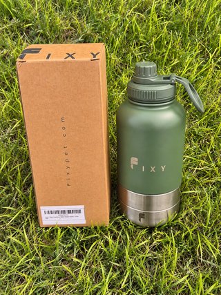 Botella térmica 3 en 1 para perro FIXY - con caja