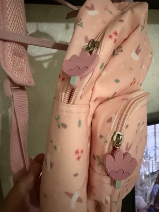 Mochila infantil con estampado de pájaros