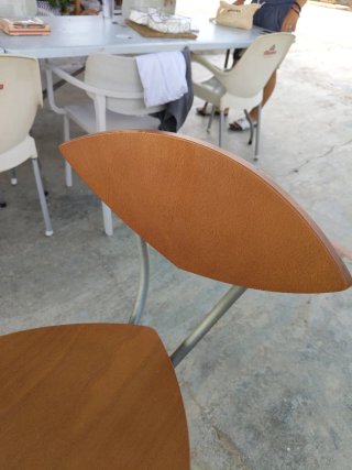 Taburete alto madera y metal