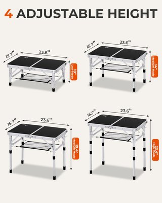Mesa Camping Sportneer Plegable Ajustable