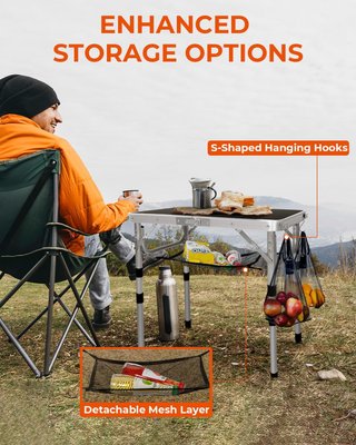 Mesa Camping Sportneer Plegable Ajustable