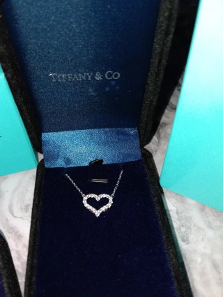 Collar Tiffany & Co. Corazón Diamantes Plata