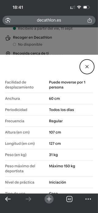 Bicicleta estática Zipro Easy magnética